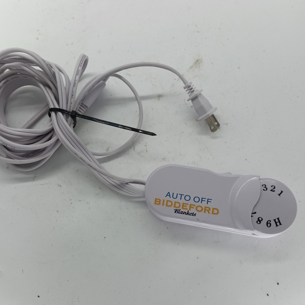 Biddeford Electric Blanket Replacement Cord 4 Prong Dial Controller TC13BA B1